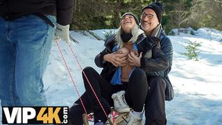 L'accident chaud de Lucette Nice en ski