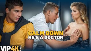Le docteur a touché mes tétons et a guéri ma chatte
