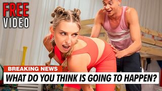 La classe de yoga a pris un tour passionnant avec la blonde, Jayla De Angelis