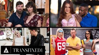 Sélection chaude de transgenre séduisants - les hommes baisent les filles trans gros seins