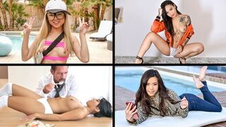 Sélection chaude de petites filles asiatiques par Honey Gold, Man Snow, Vina Sky et Lulu Chu