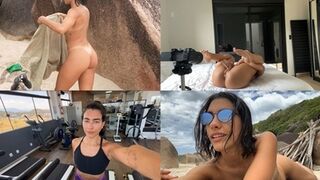 Un jour avec moi: plage nue, gym et travail chaud
