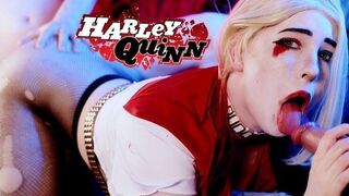 Grosse bite dans le costume Harley quinn - Séduction de loup de mollyred