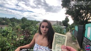 Chaud Latin fille obtient baisée pour un dollar