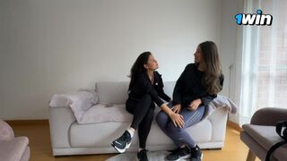Loyer avec le sexe lesbien pour mon colocataire