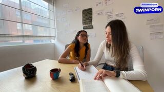 Mon voisin lesbienne m'aide à résoudre mes devoirs