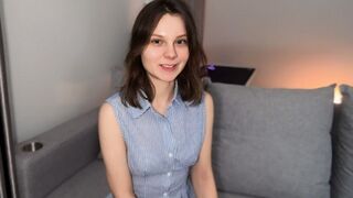 Décidé par porno: premier casting avec un mignon amateur de 19 ans