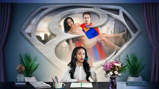 Naughty petit journaliste loi lane noyant à cause de l'énorme bite de Superman