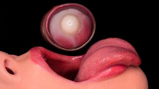 Gros plan : pipe de préservatif chaud ! Il a enlevé le préservatif et sa bouche a été tuée deux fois !