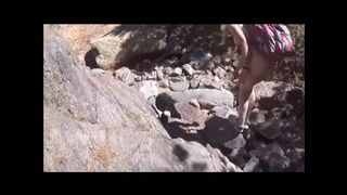 Kinti baise et éjaculation dans la nature - Ourdirtylilsecret