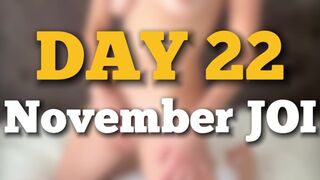 Premier jour de Novembre: masturbation léchereuse avec une maman chaude