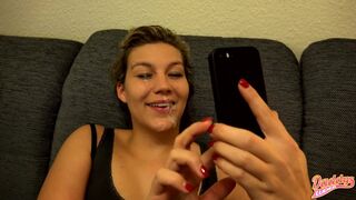 Enfin, sur le visage encore !