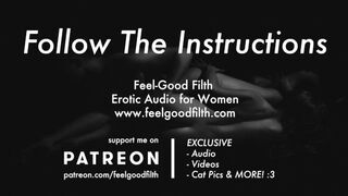 Suivez mes instructions : J'excite et je contrôle ta chatte