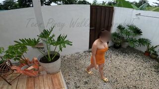 Kinti adolescent pinay chatte étirements, enseignant baise ma chatte avec une bite géante