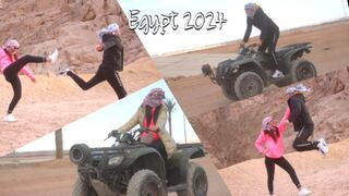 Moteur, chatte et baise: Je suis excité par la façon dont une chienne canon monte dans le désert, Egypte 2024