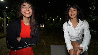 Pick-up public: trouvé dans un parc et attiré dans un trio sauvage