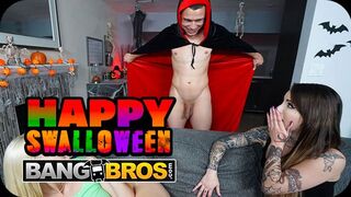 Bang Bros Le réseau présente : Wild Halloween sexe fête avec deux filles chaudes