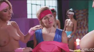 GIRLCORE - Une séance d'aérobic se transforme en orgie