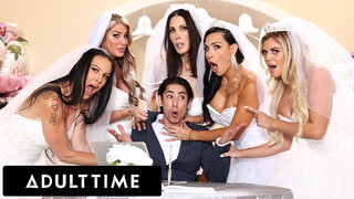Grosses mamans mariées avec gangbangs inversés fou enseigner le planificateur de mariage à queue épaisse