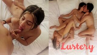 Des amateurs latins tentants partagent la bite dure ensemble