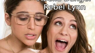 Abella Danger tombe comme appât dans la toile d'une fausse actrice lesbiennes