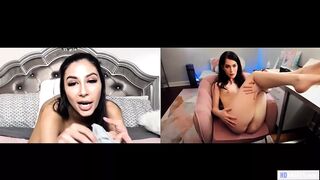 Evelyn Claire et Gianna Dior adolescent webcam lesbienne auto-enjoyment
